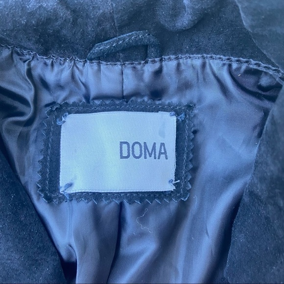 Doma Black Leather Pleated Jacket Riding Western S - Picture 10 of 10